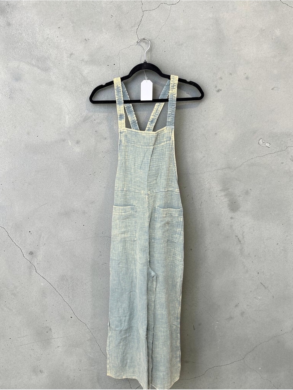 Zenana Outfitters Light Sage Green Linen-Blend Wide Leg Jumpsuit